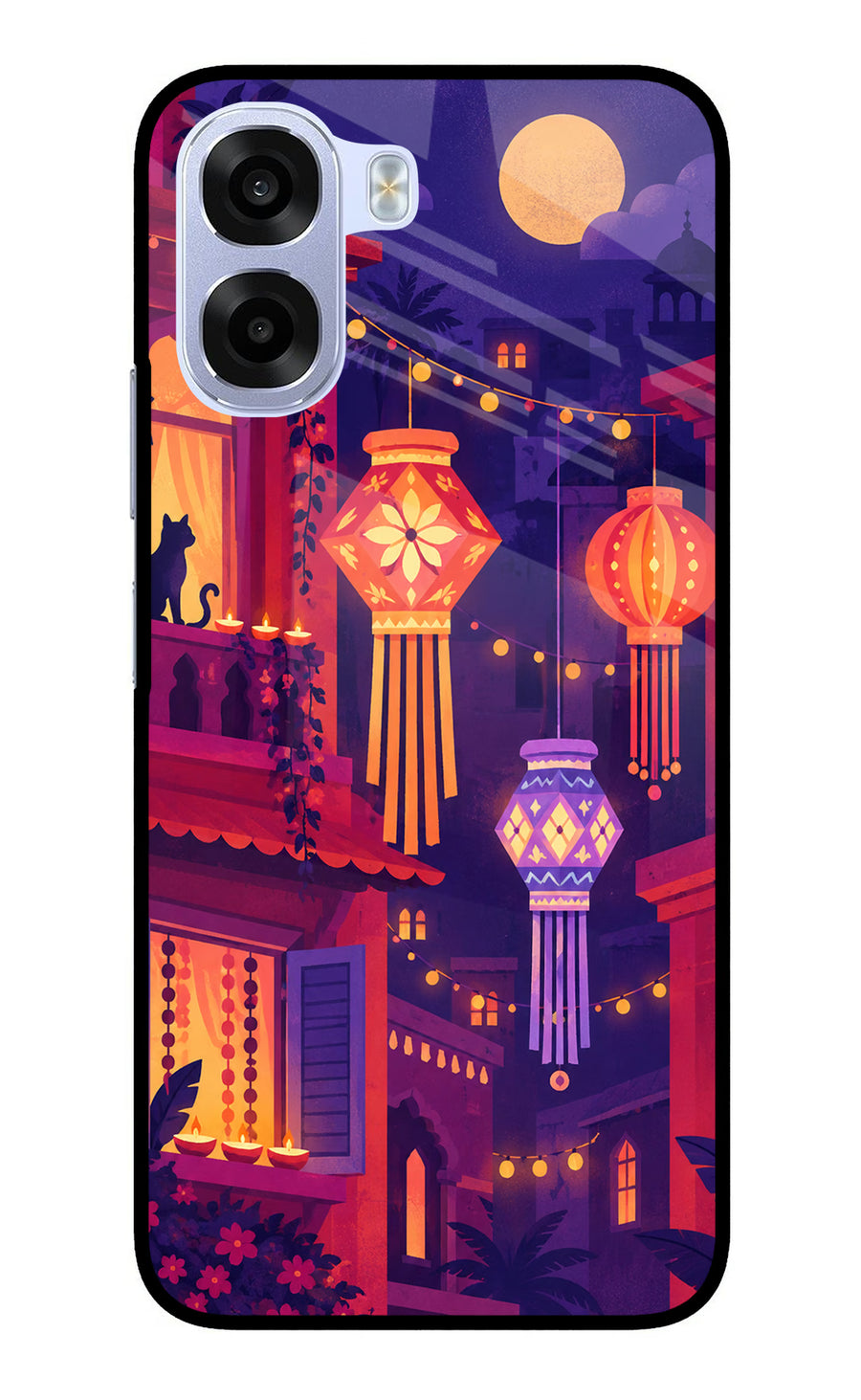 Lantern Lane OPPO K14x 5G Back Cover, Metal case