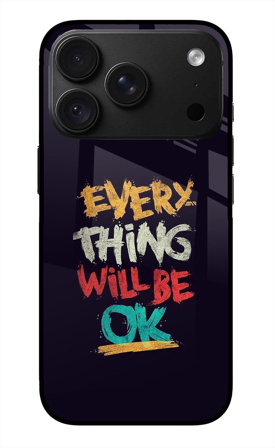Everything Will Be Ok iPhone 18 Pro Back Cover, Metal case