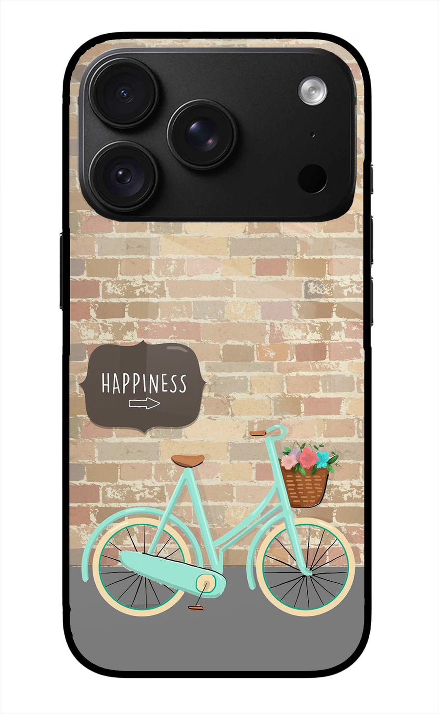 Happiness Artwork iPhone 18 Pro Back Cover, Metal case
