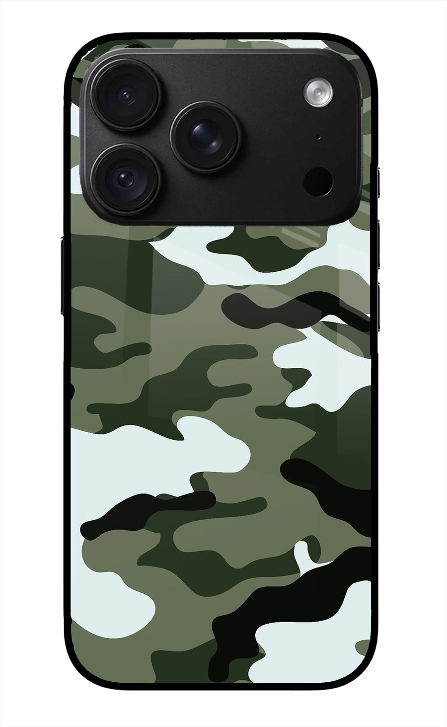 Camouflage iPhone 18 Pro Back Cover, Metal case