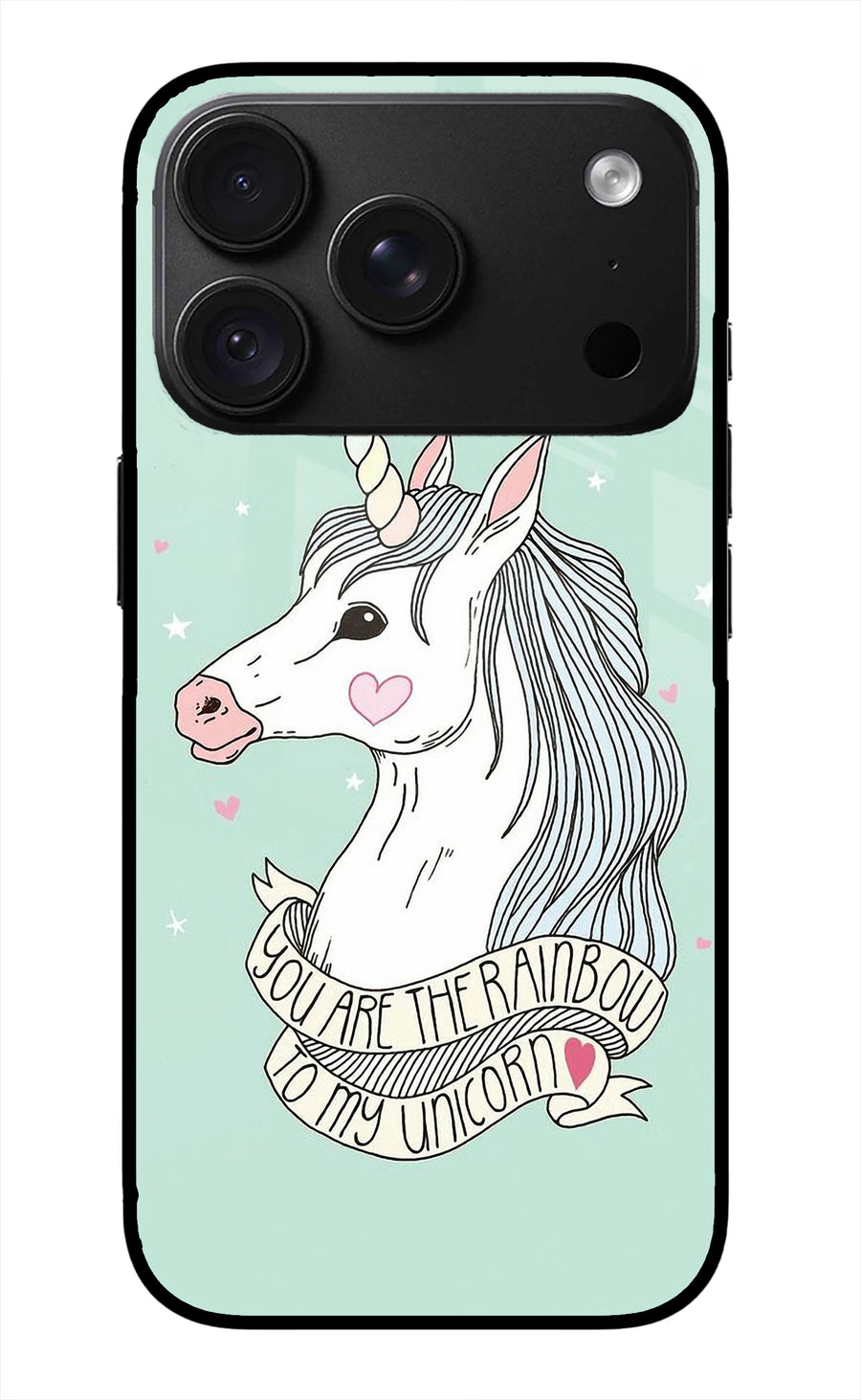 Unicorn Wallpaper iPhone 18 Pro Back Cover, Metal case