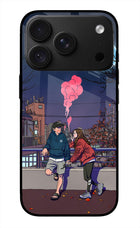 Chilling Couple iPhone 18 Pro Metal Case Back Cover by Casekaro