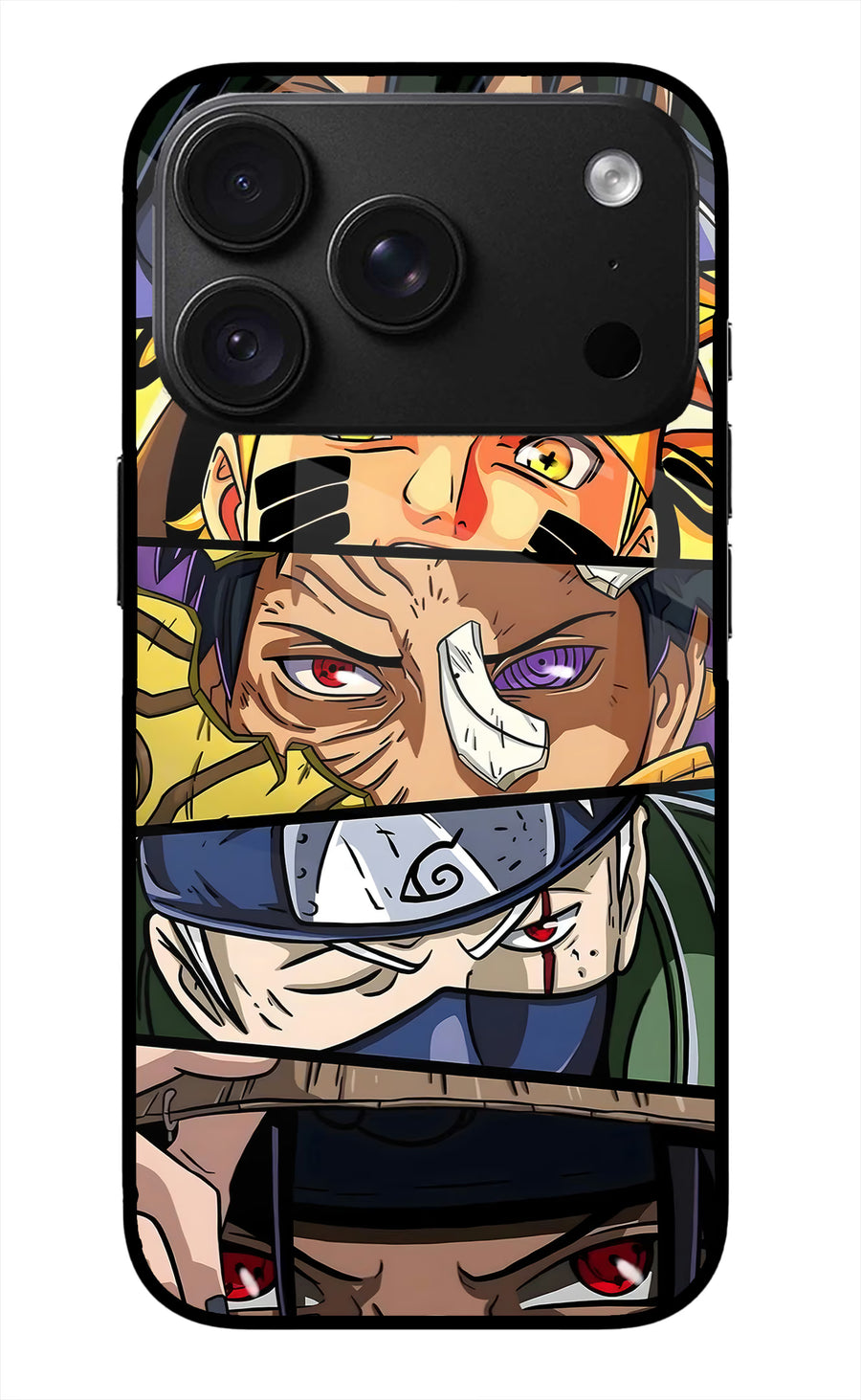 Naruto Character iPhone 18 Pro Back Cover, Metal case