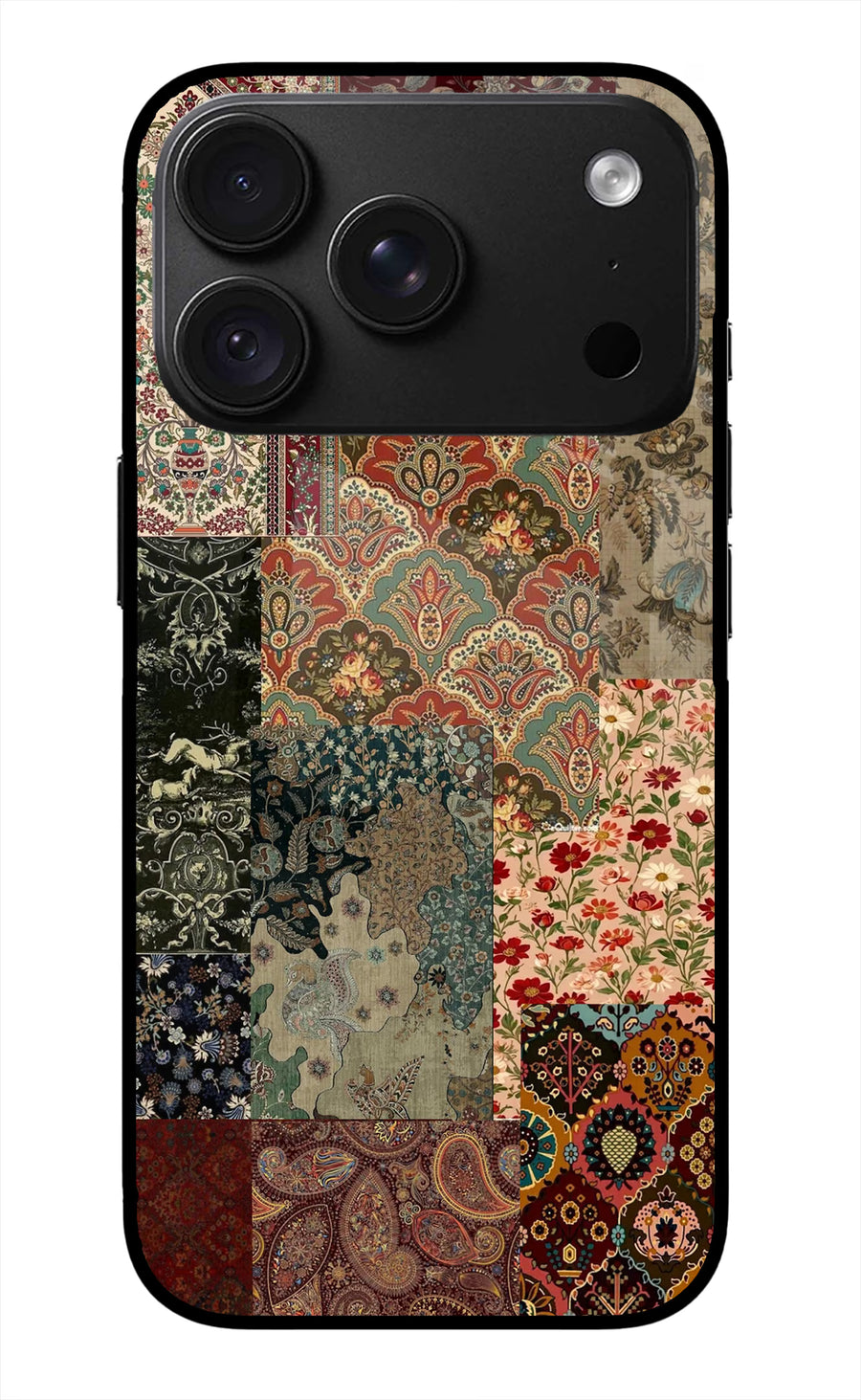 Desi Print iPhone 18 Pro Back Cover, Metal case
