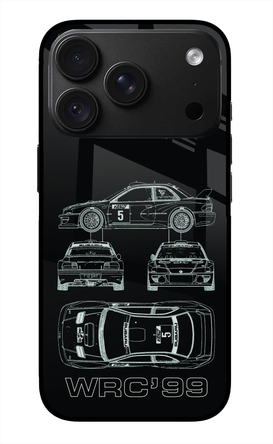 WRC'99 iPhone 18 Pro Back Cover, Metal case