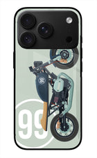 Classic Cafe Racer 99 iPhone 18 Pro Metal Case Back Cover by Casekaro