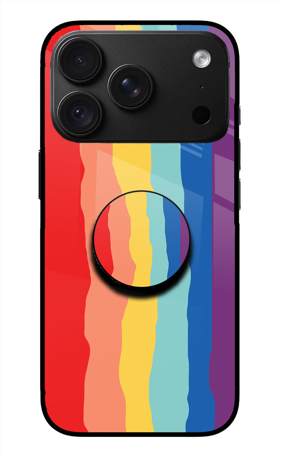 Rainbow iPhone 18 Pro Pop Case, Metal case