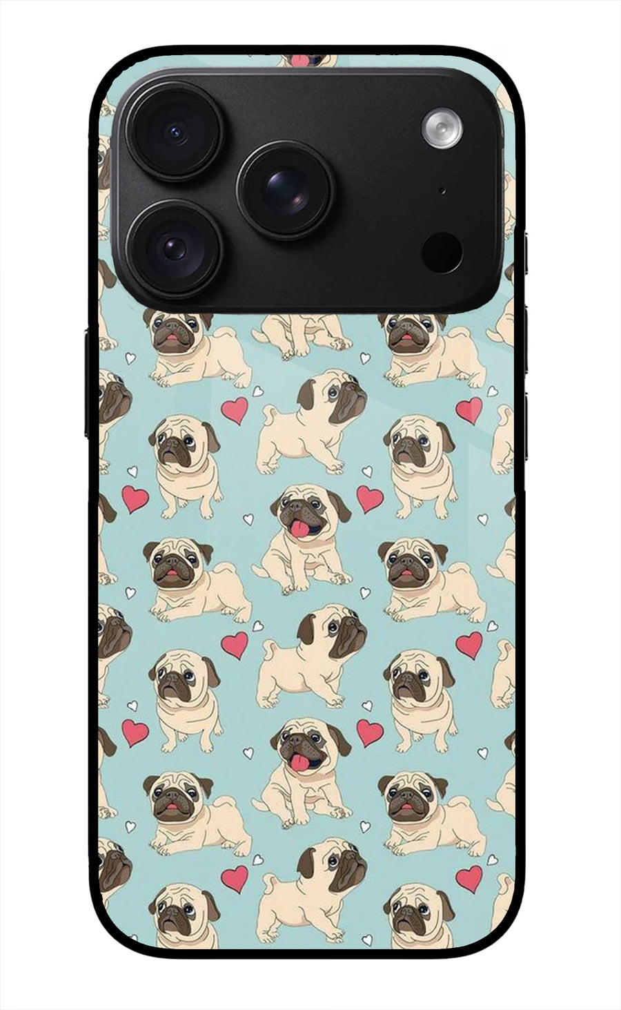 Pug Dog iPhone 18 Pro Max Back Cover, Metal case