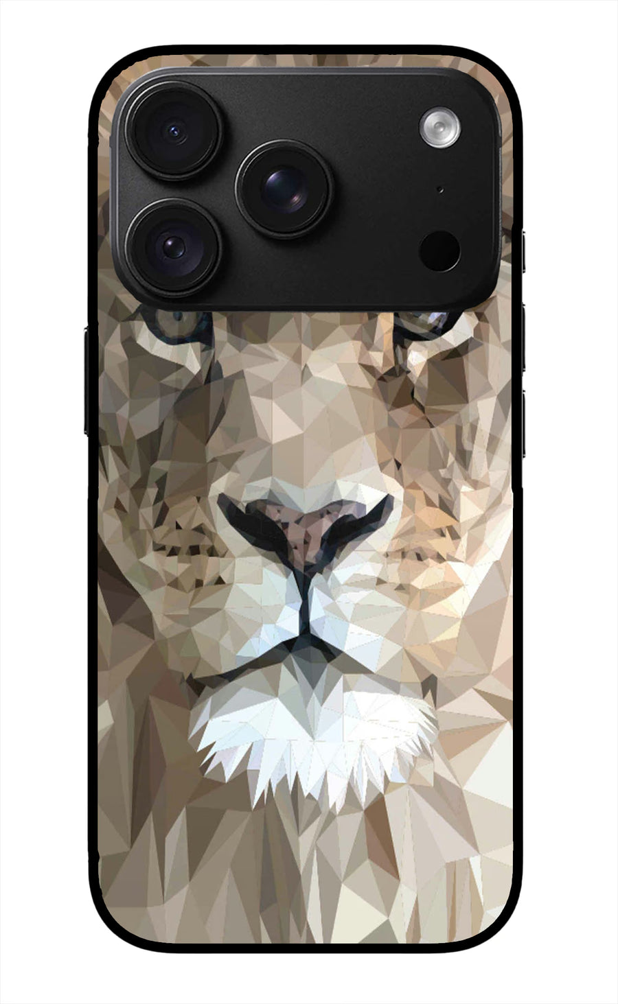 Lion Art iPhone 18 Pro Max Back Cover, Metal case