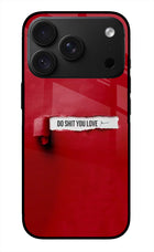 Do Shit You Love iPhone 18 Pro Max Metal Case Back Cover by Casekaro