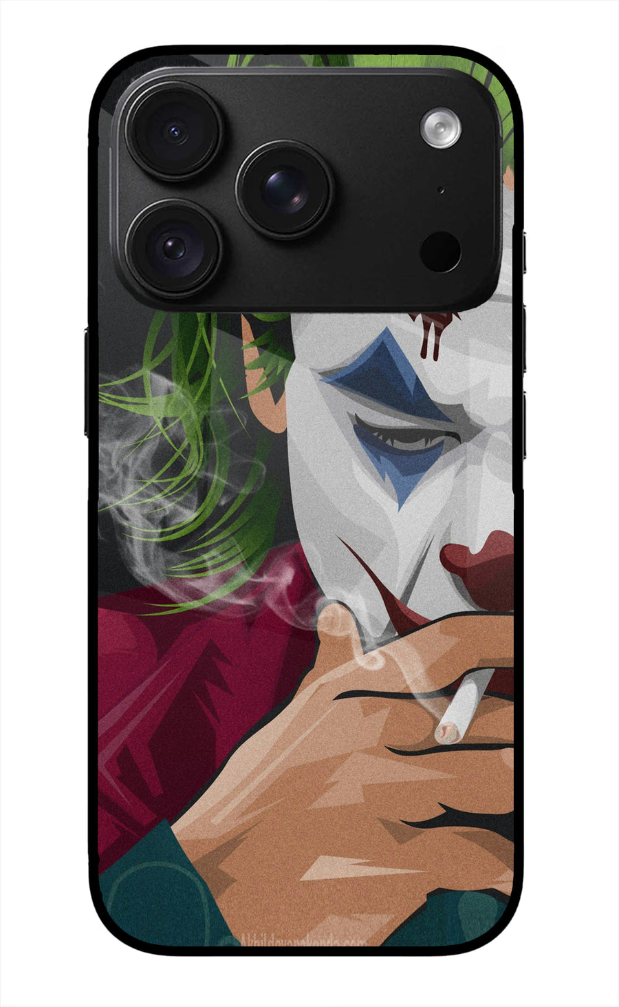 Joker Smoking iPhone 18 Pro Max Back Cover, Metal case