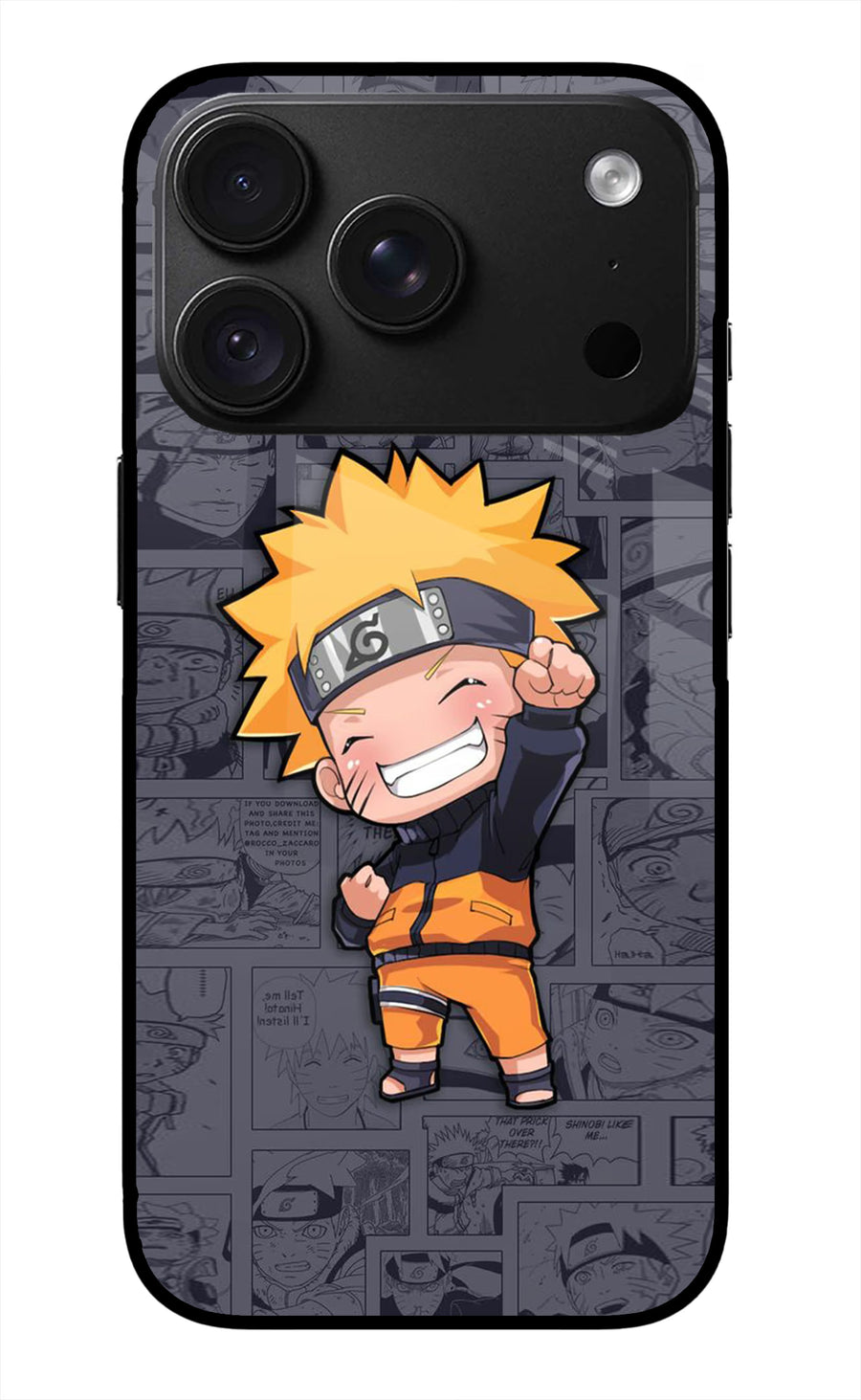Chota Naruto iPhone 18 Pro Max Back Cover, Metal case
