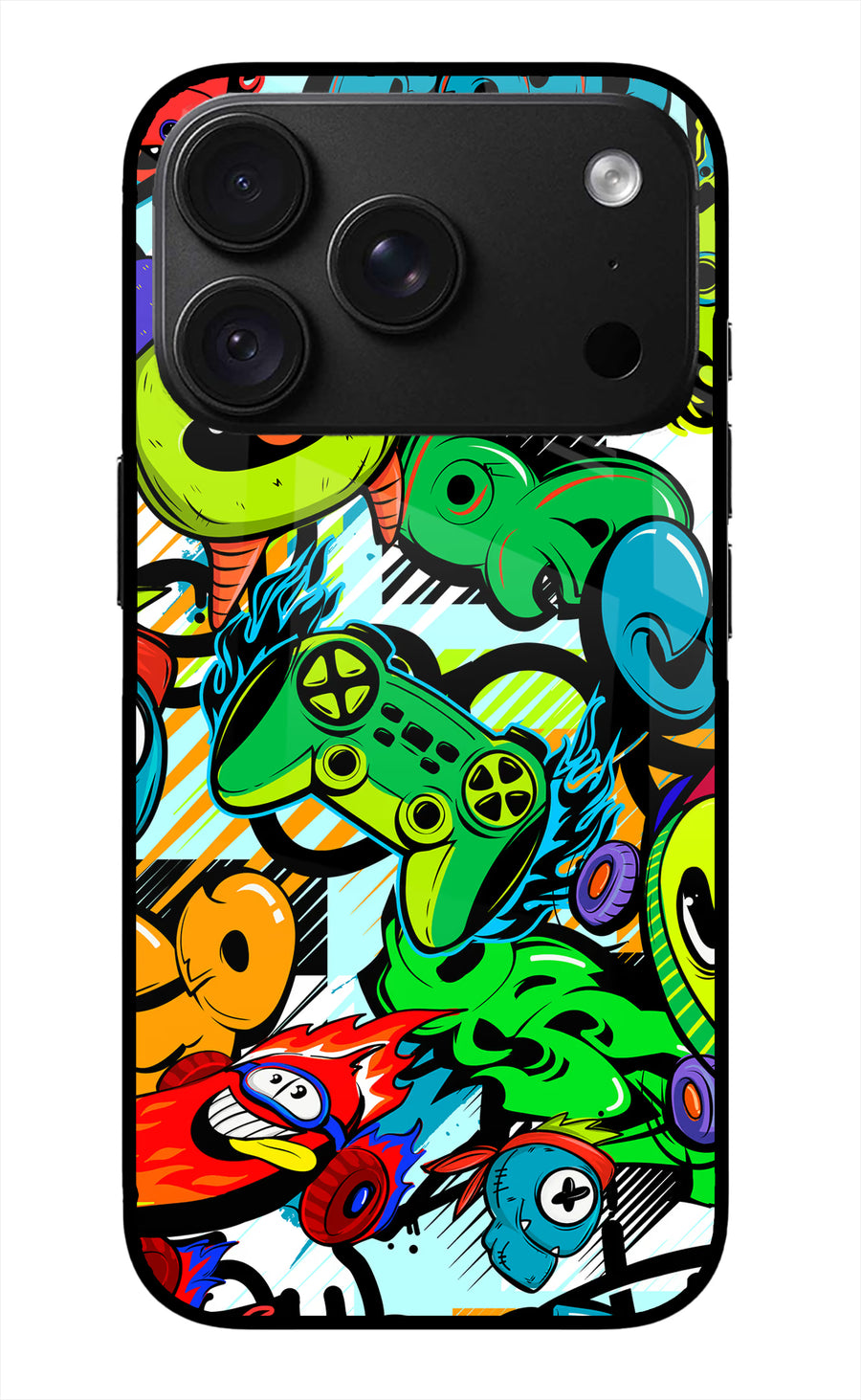 Game Doodle iPhone 18 Pro Max Back Cover, Metal case