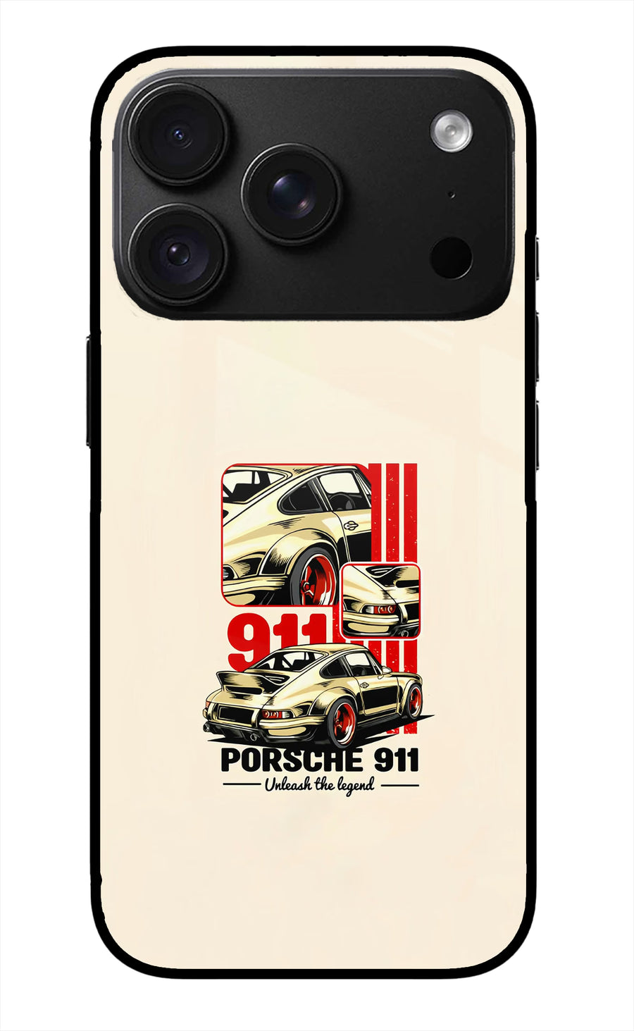 Classic Porsche 911 iPhone 18 Pro Max Back Cover, Metal case