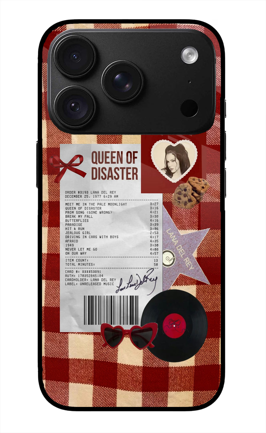 Queen of Disaster iPhone 18 Pro Max Back Cover, Metal case