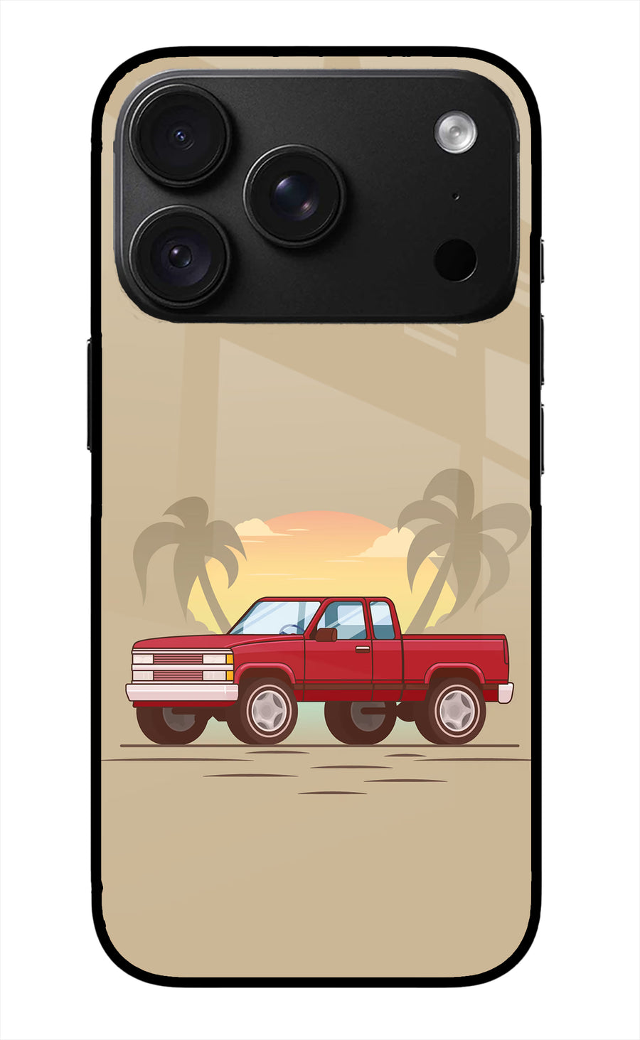 Desert Classic Drive iPhone 18 Pro Max Back Cover, Metal case