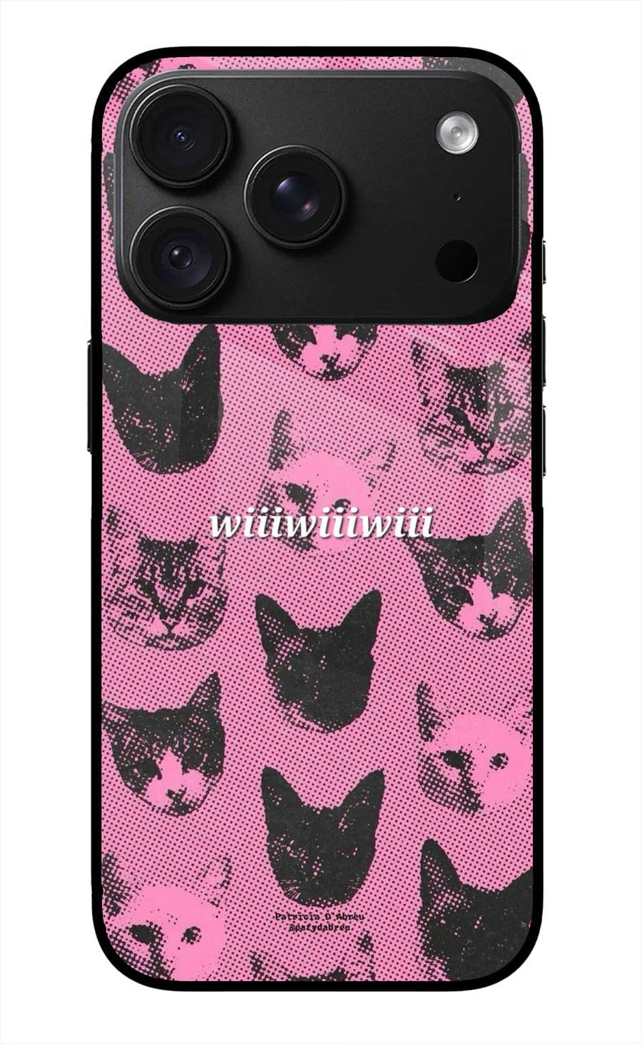 Pink Cats iPhone 18 Pro Max Back Cover, Metal case
