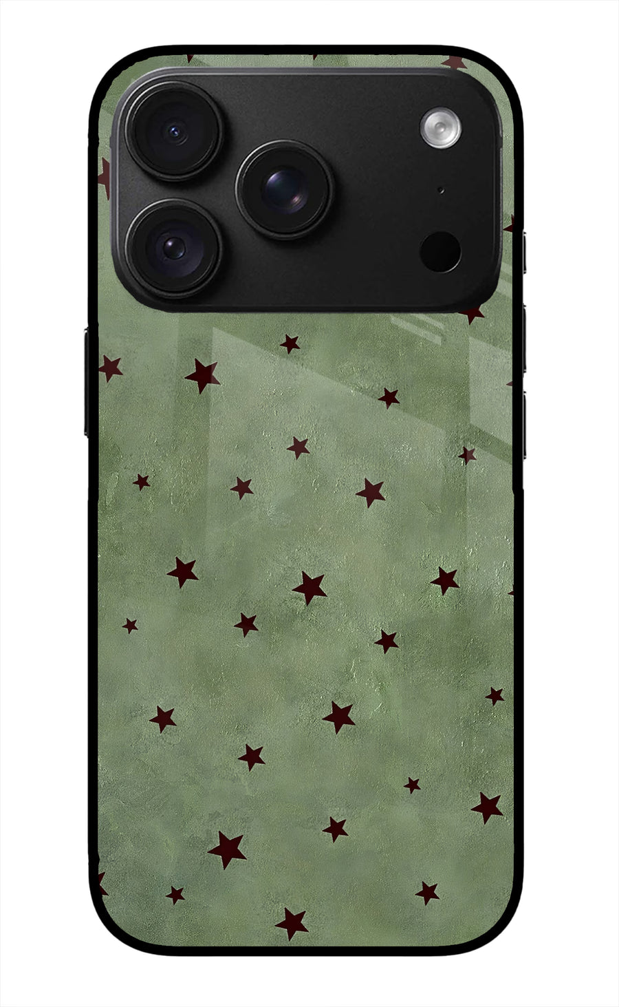 Green Stars iPhone 18 Pro Max Back Cover, Metal case