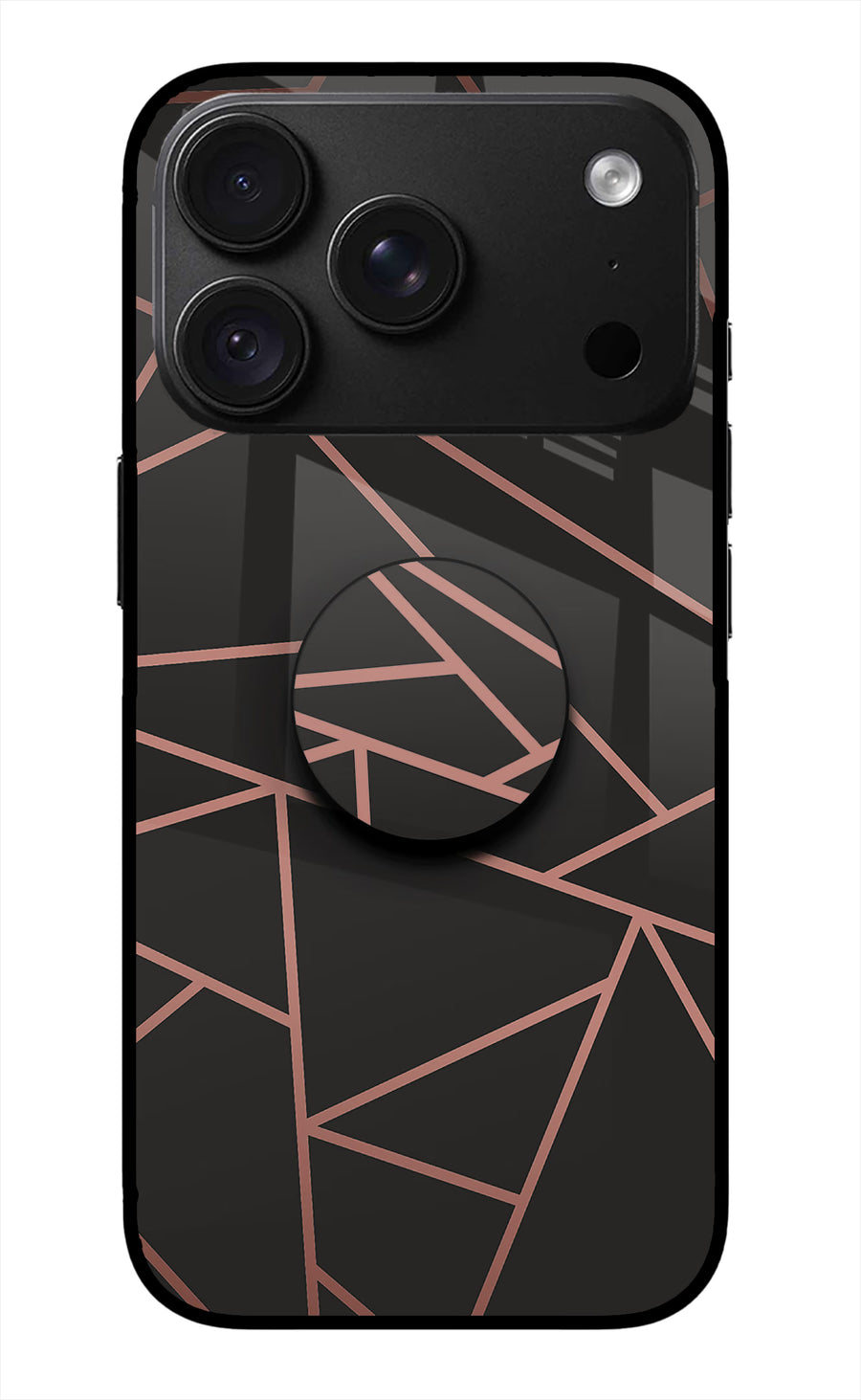 Geometric Pattern iPhone 18 Pro Max Pop Case, Metal case
