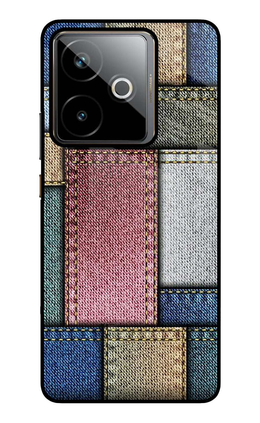 Multicolor Jeans Realme GT 7T Back Cover, Metal case