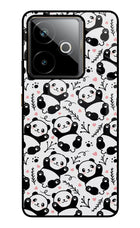 Cute Panda Realme GT 7T Metal Case Back Cover by Casekaro