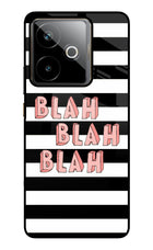 Blah Blah Blah Realme GT 7T Metal Case Back Cover by Casekaro
