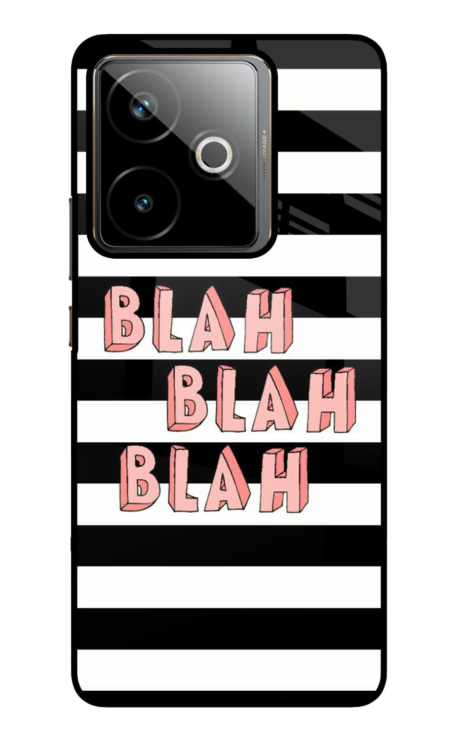 Blah Blah Blah Realme GT 7T Back Cover, Metal case