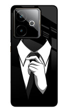 Black Tie Realme GT 7T Metal Case Back Cover by Casekaro