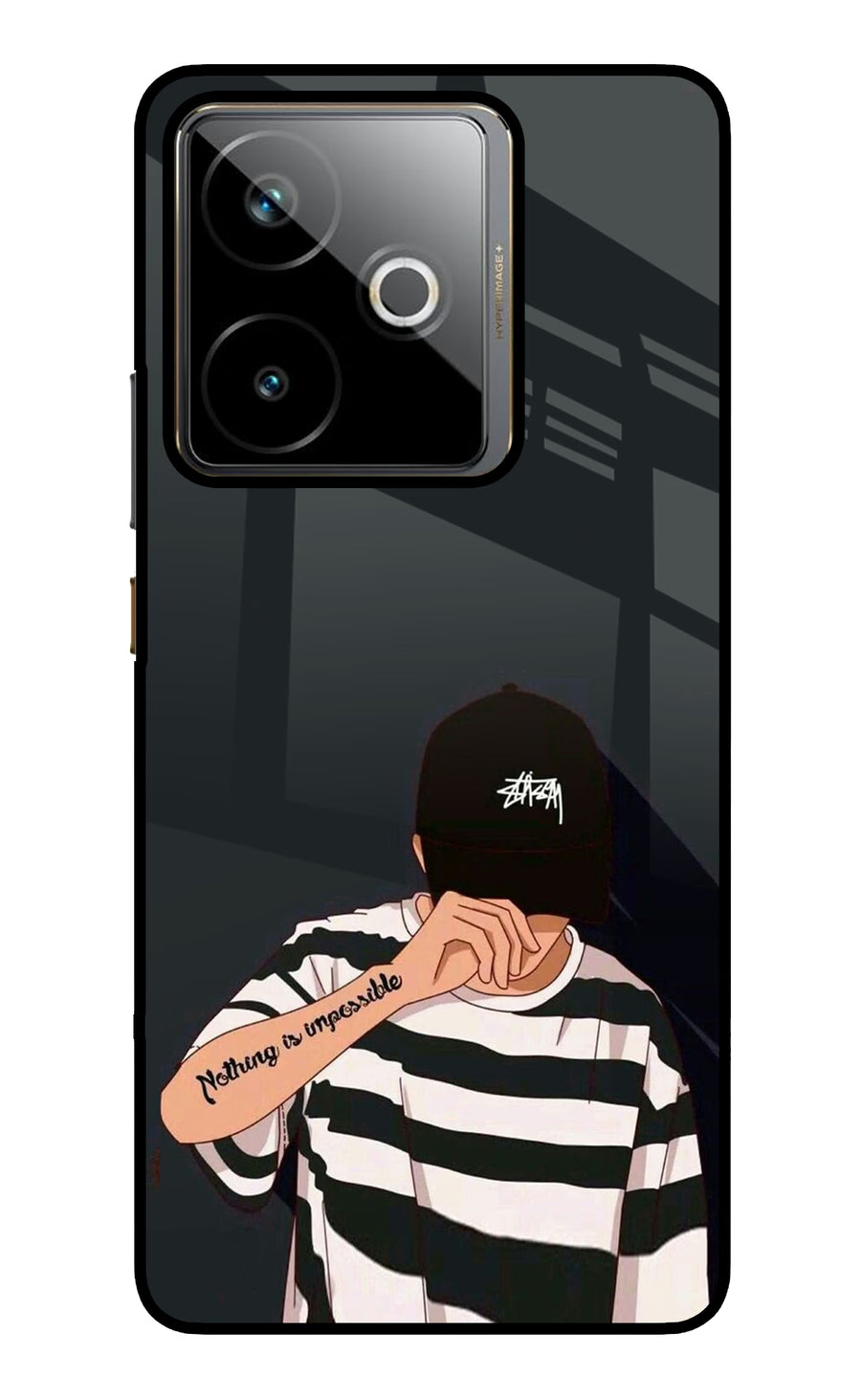 Aesthetic Boy Realme GT 7T Back Cover, Metal case