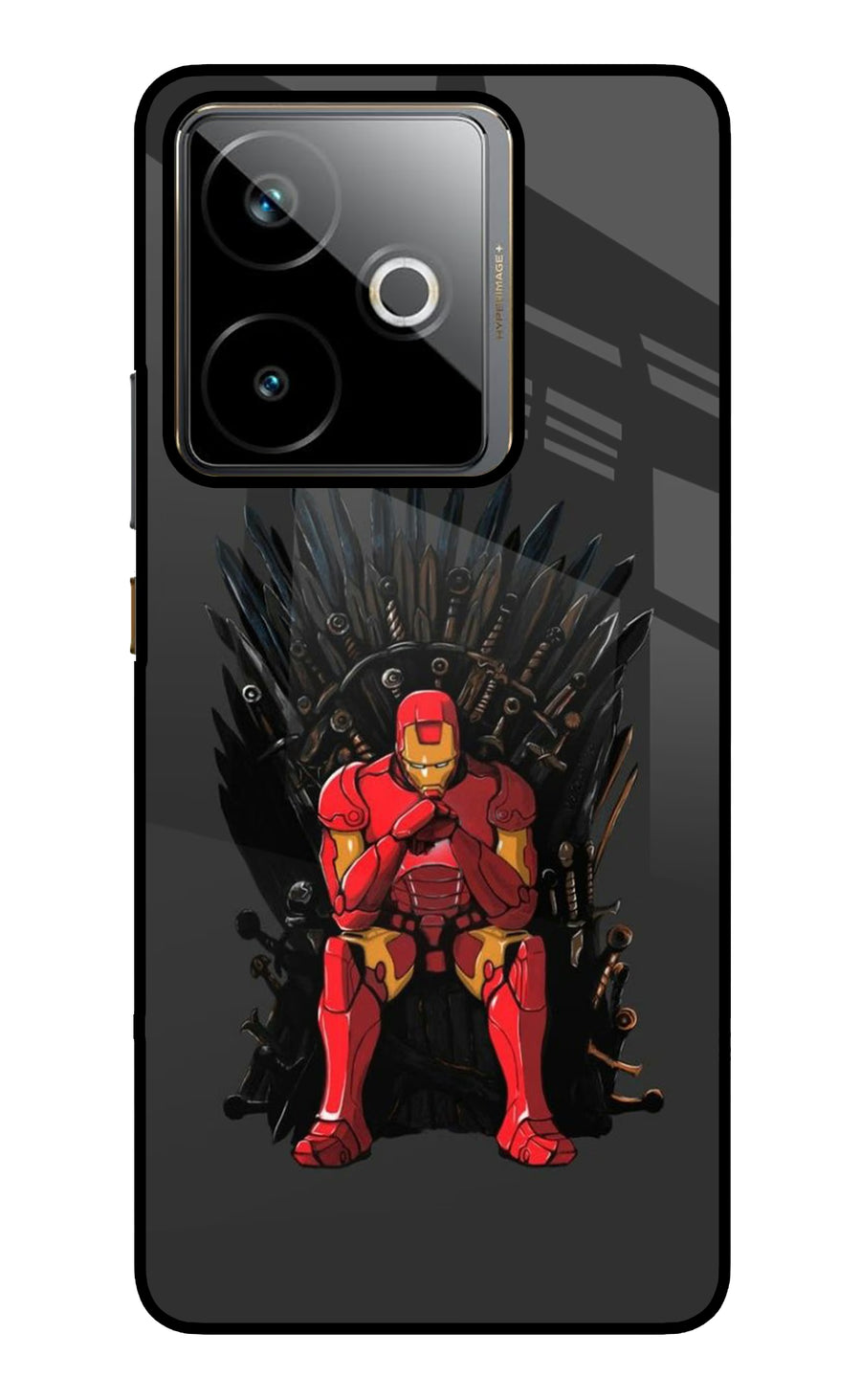 Ironman Throne Realme GT 7T Back Cover, Metal case