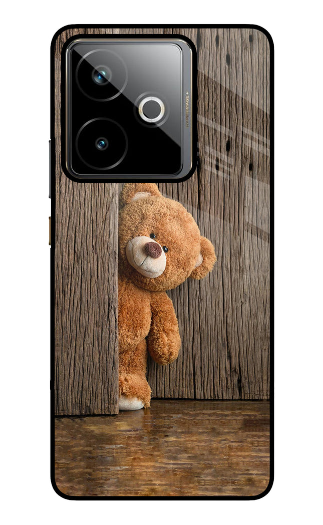 Teddy Wooden Realme GT 7T Metal Case Back Cover by Casekaro