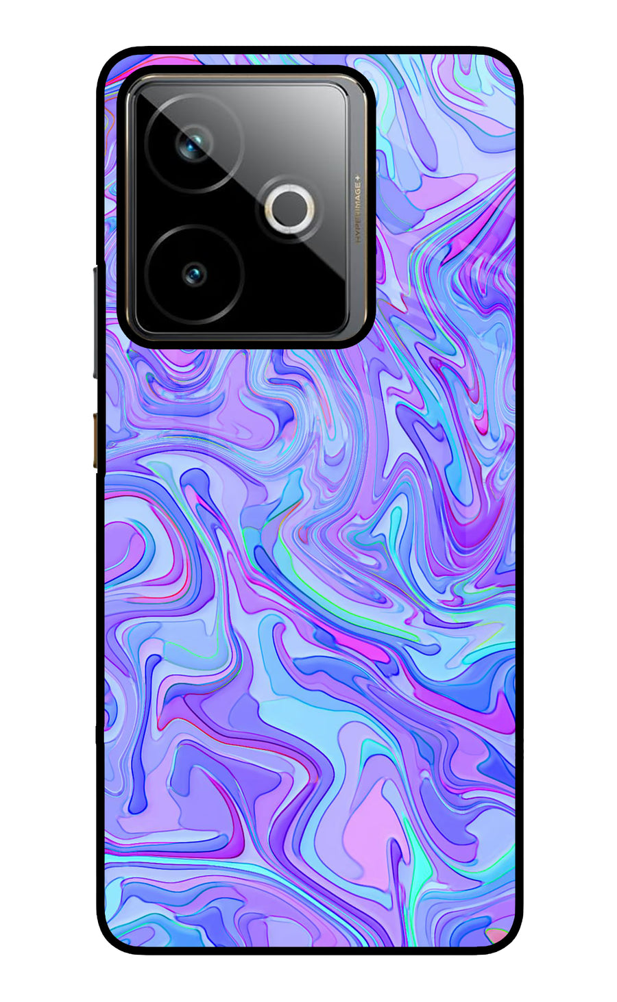 Glitter Realme GT 7T Back Cover, Metal case