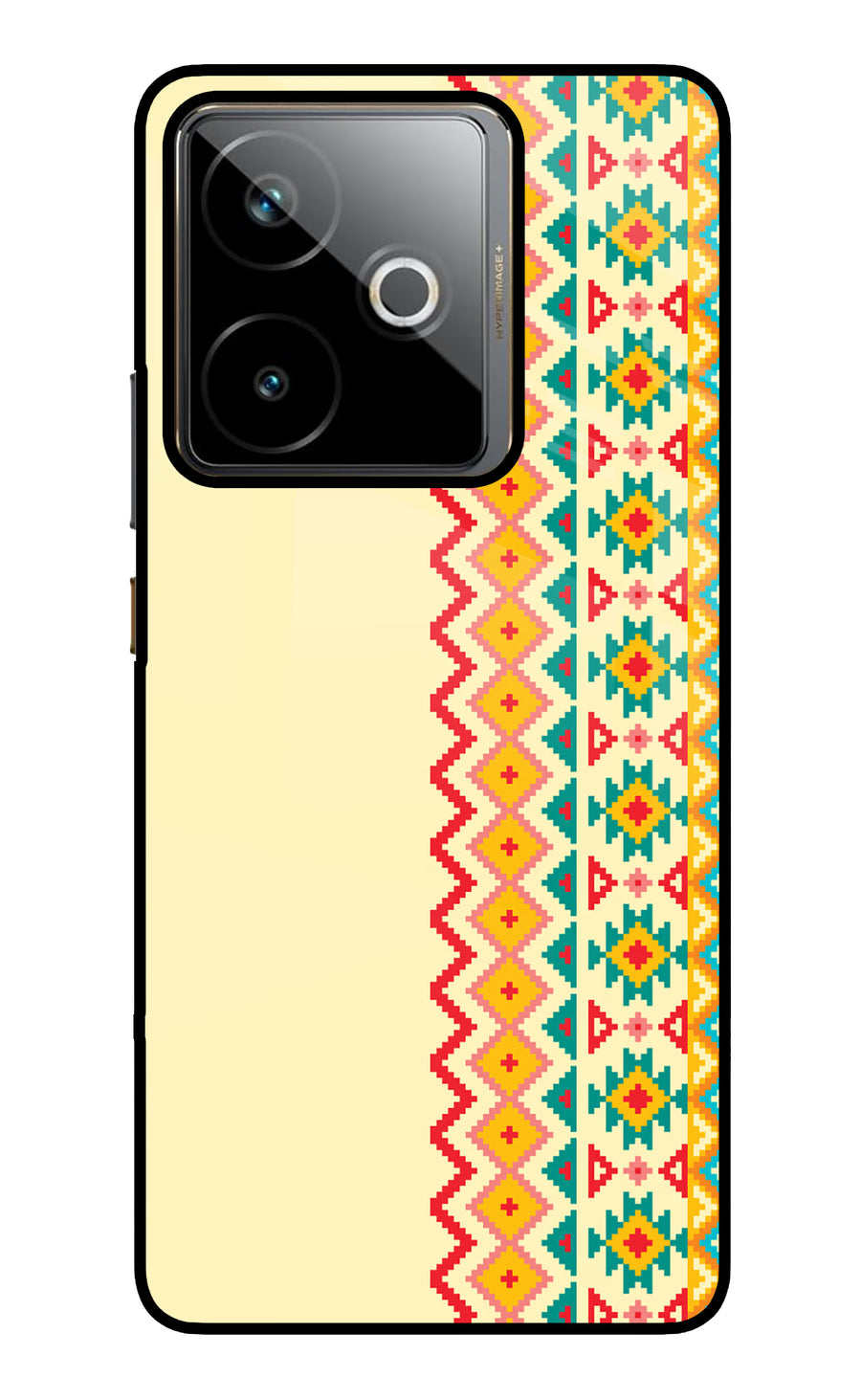 Ethnic Seamless Realme GT 7T Back Cover, Metal case