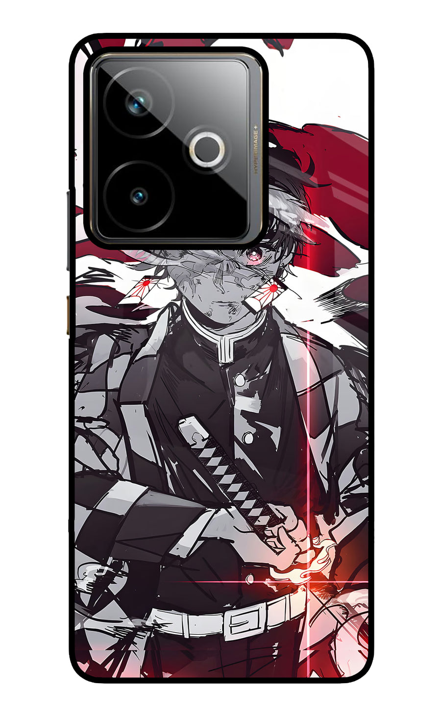 Demon Slayer Realme GT 7T Back Cover, Metal case
