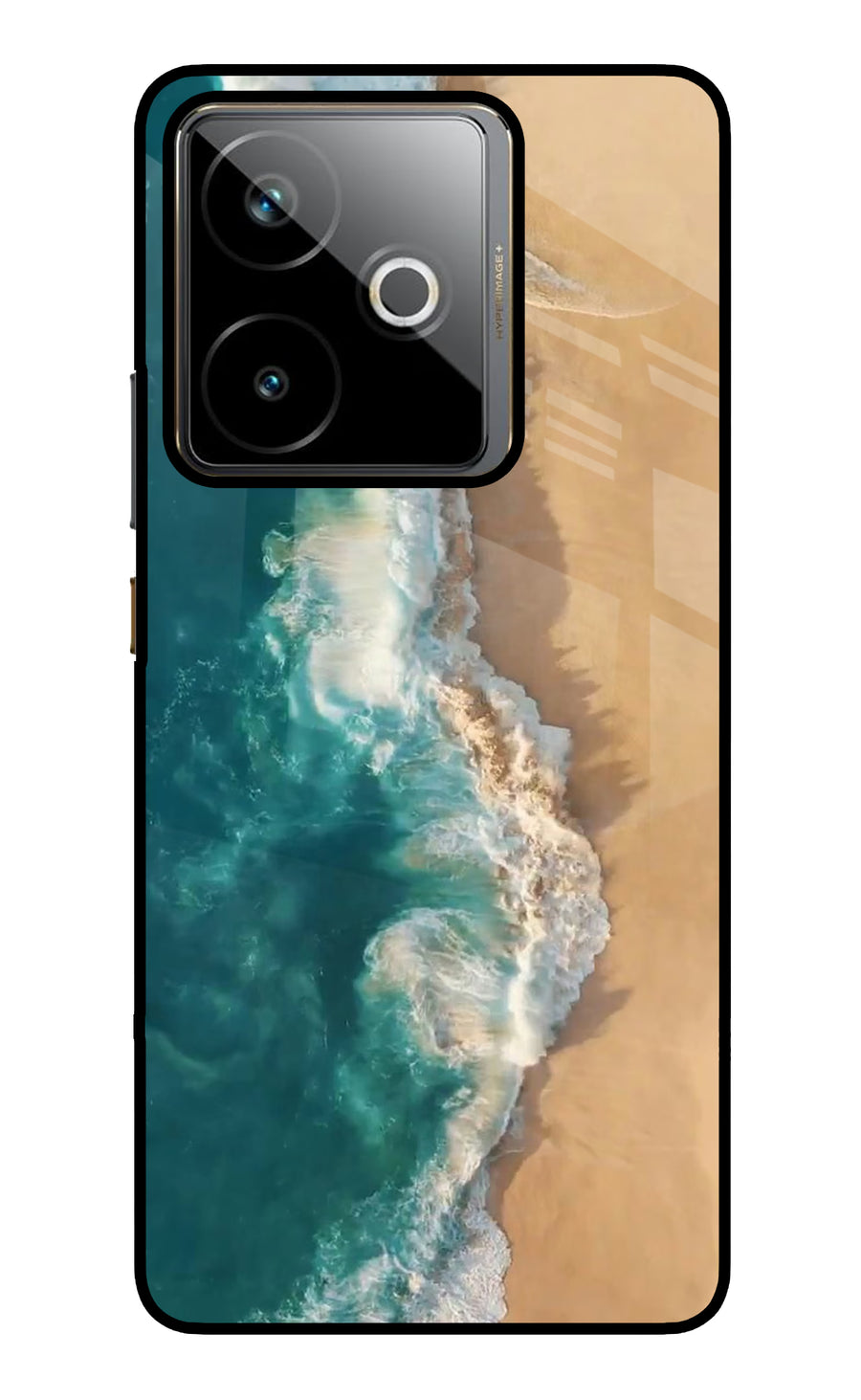 Ocean Beach Realme GT 7T Back Cover, Metal case