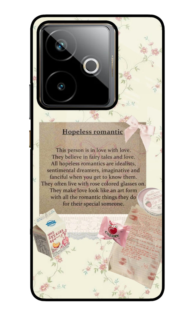 Hopeless Romantic Realme GT 7T Metal Case Back Cover by Casekaro