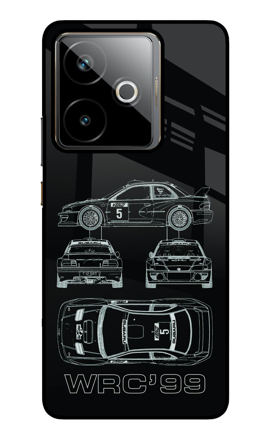 WRC'99 Realme GT 7T Back Cover, Metal case
