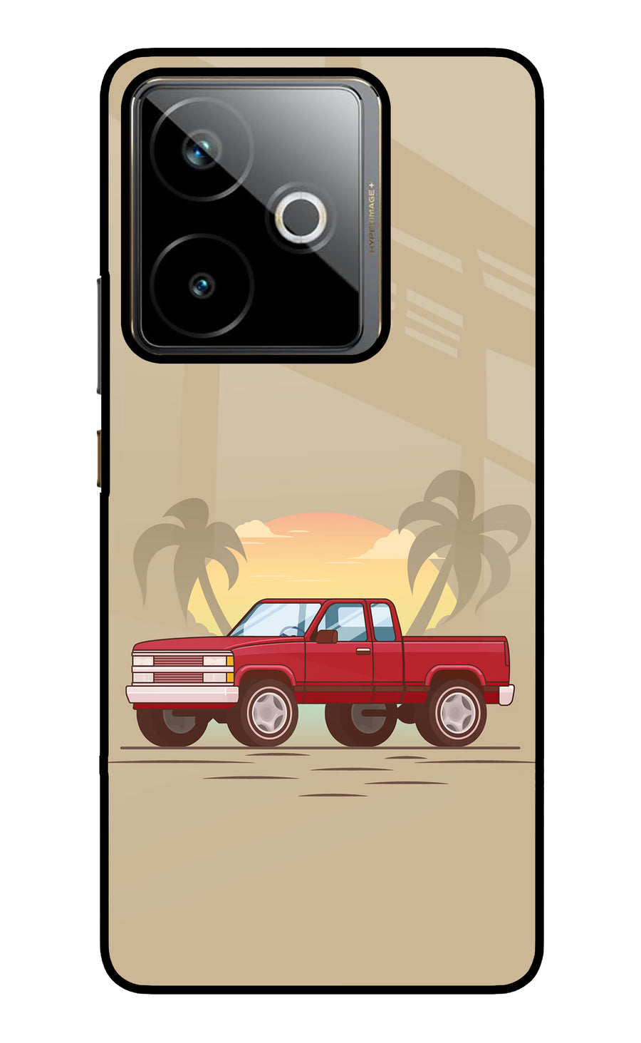 Desert Classic Drive Realme GT 7T Back Cover, Metal case