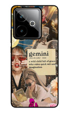 Gemini Zodiac Realme GT 7T Metal Case Back Cover by Casekaro