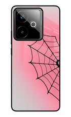 Pink Web Realme GT 7T Metal Case Back Cover by Casekaro