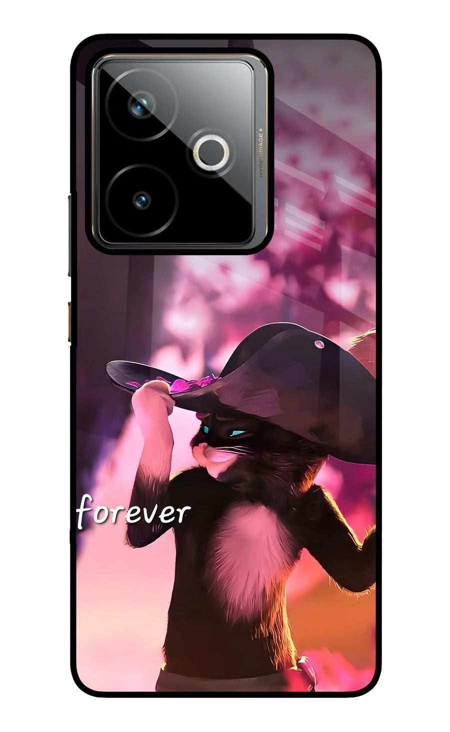 Forever Cat Realme GT 7T Back Cover, Metal case