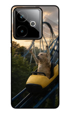 Rollercoaster Dog Realme GT 7T Metal Case Back Cover by Casekaro