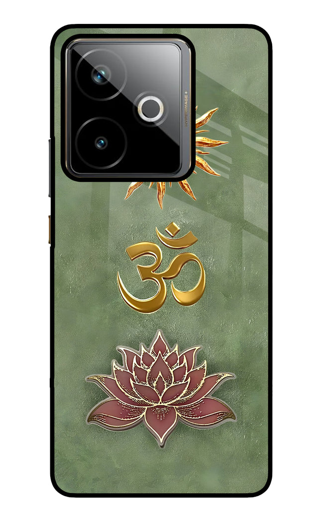 Om & Lotus Realme GT 7T Metal Case Back Cover by Casekaro