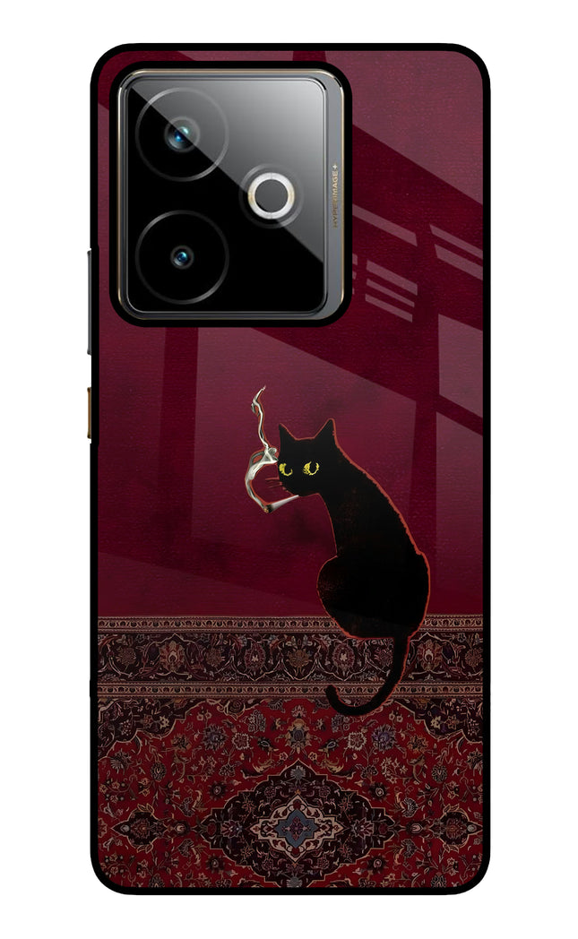 Midnight Cat Realme GT 7T Metal Case Back Cover by Casekaro