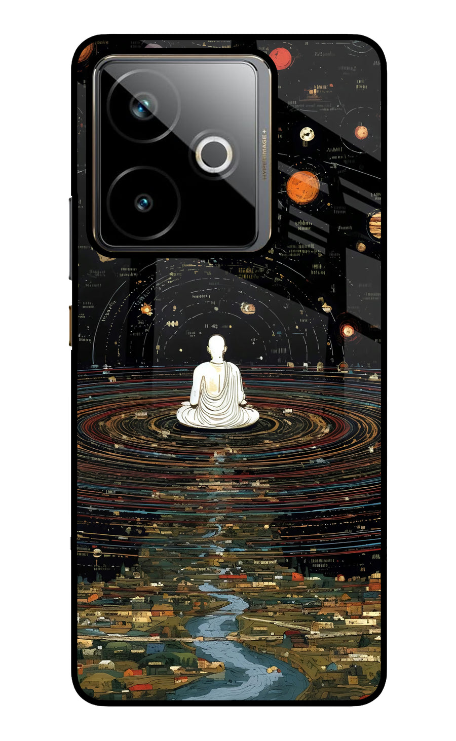 Space Monk Realme GT 7T Back Cover, Metal case