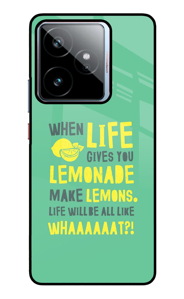 Quote Realme GT 7 Metal Case Back Cover by Casekaro