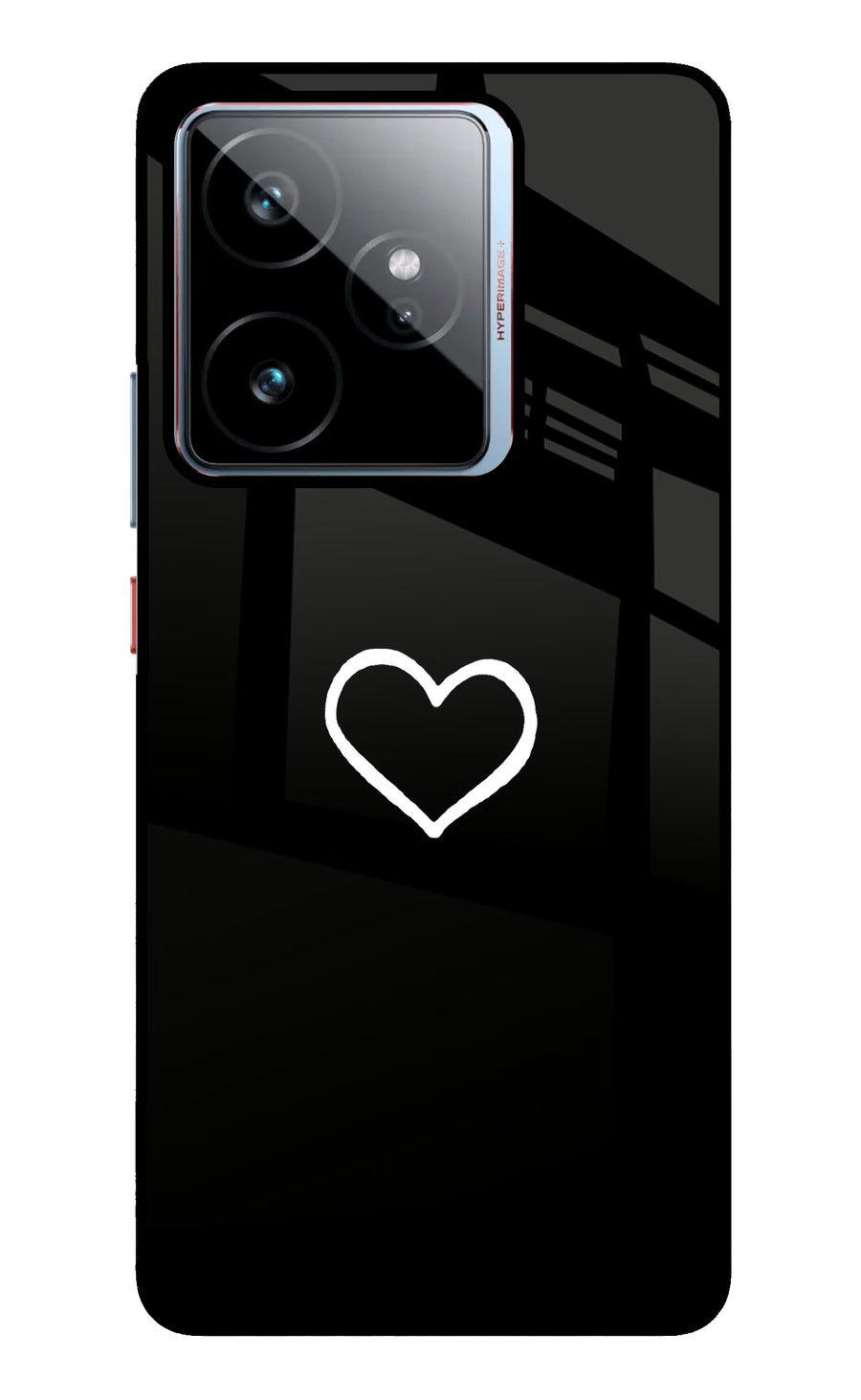 Heart Realme GT 7 Back Cover, Metal case