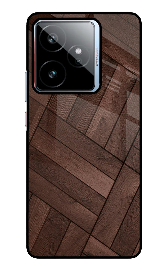 Wooden Texture Design Realme GT 7 Metal Case Back Cover by Casekaro