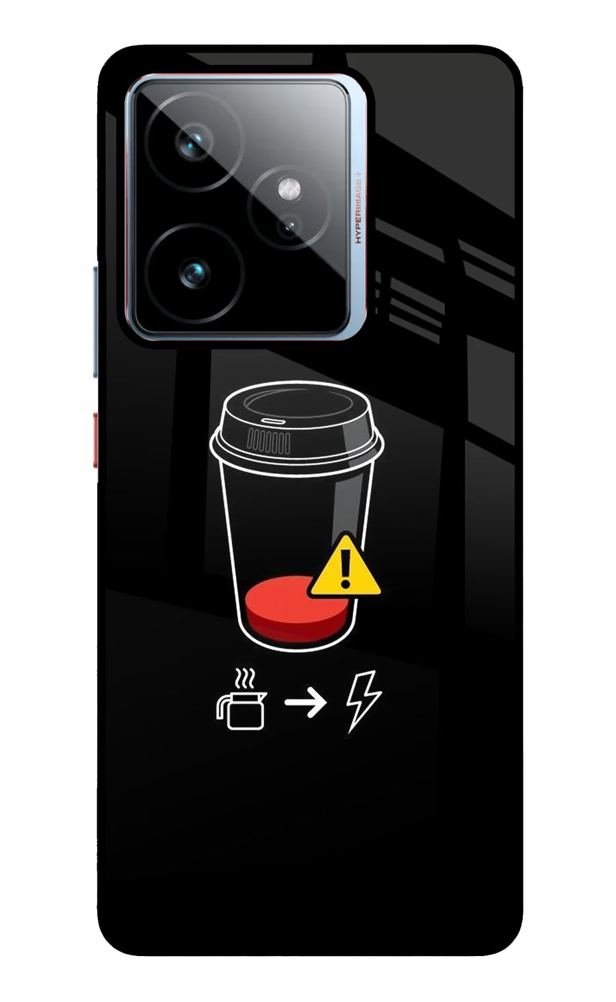 Coffee Realme GT 7 Back Cover, Metal case