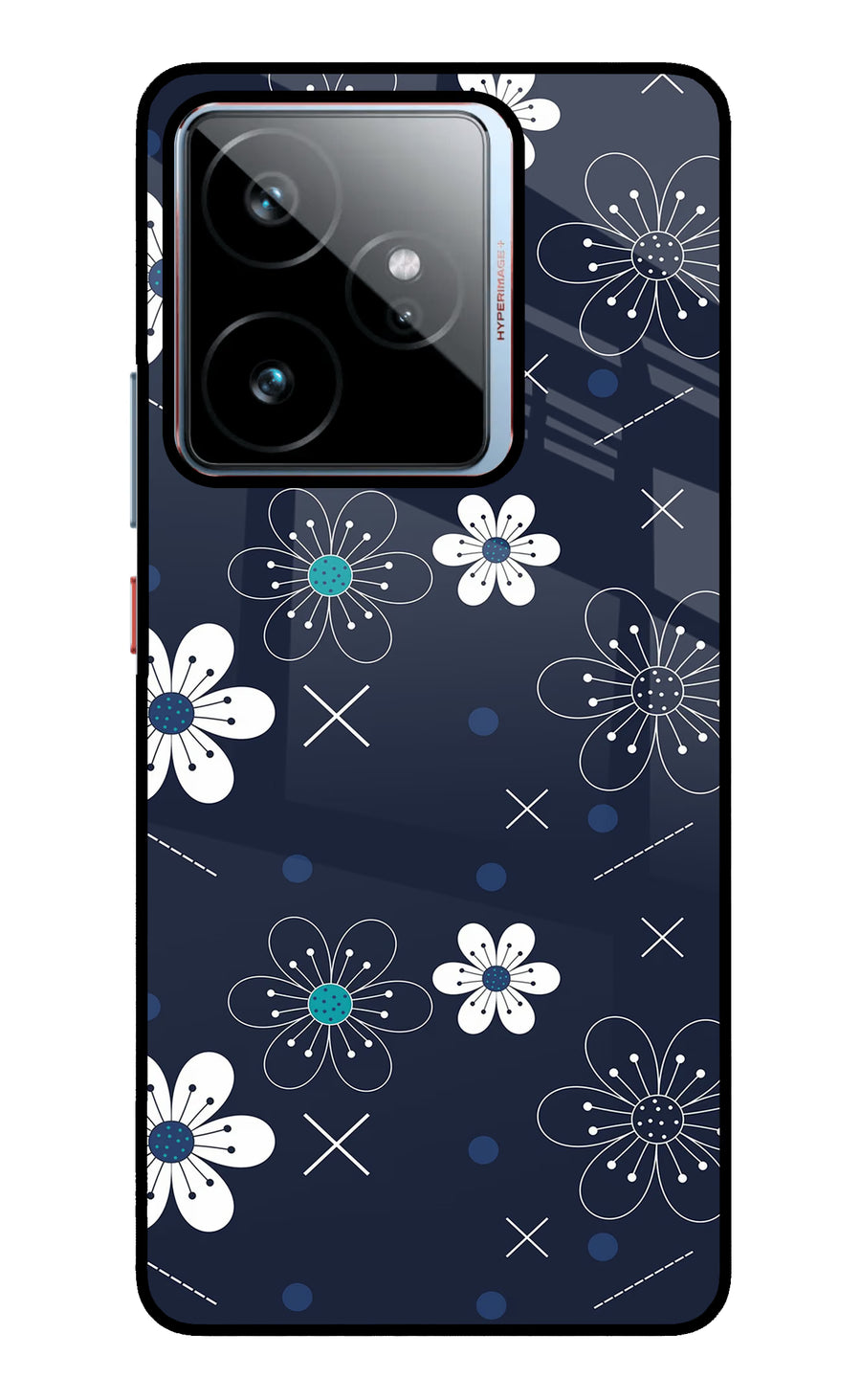 Flowers Realme GT 7 Back Cover, Metal case